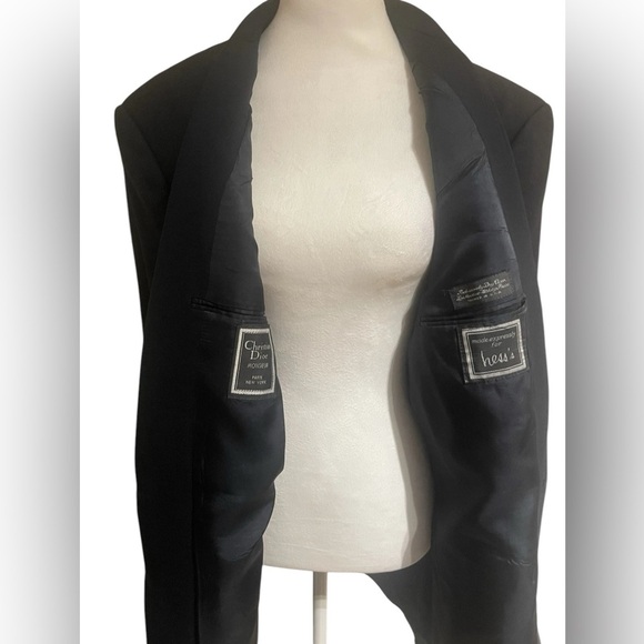 Vintage Christian Dior Navy Blazer-Hess Dept Store, Gold Buttons, Men’s … - Picture 5 of 12